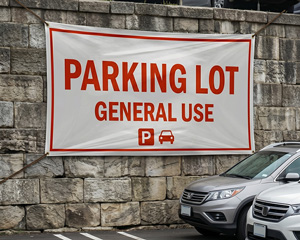 Parking Lot Banners