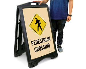 Pedestrian Bigboss Sign