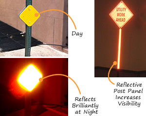Reflective Delineators and Post Panels