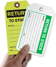 Return to Stock Tags