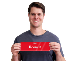 Designer Room A Sign