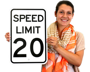 Speed Limit 20Mph Sign