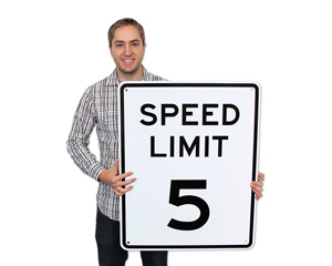 Speed Limit 5Mph Sign
