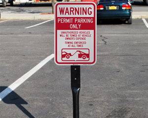 Tow Away Only