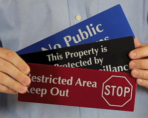 Custom Visitor Door Signs