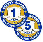 Safety Award Stickers