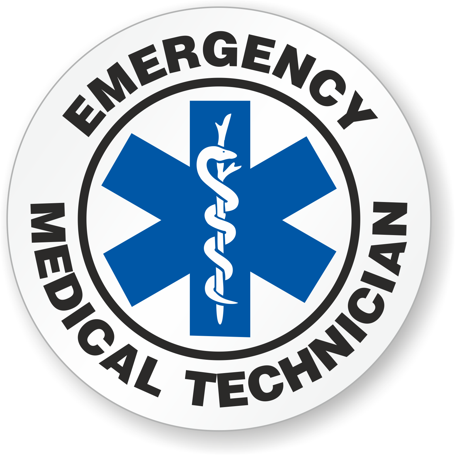 EMERGENCY MEDICAL RESPONDER Hard Hat Decal Label Sticker EMT AED CPR Firefighter 