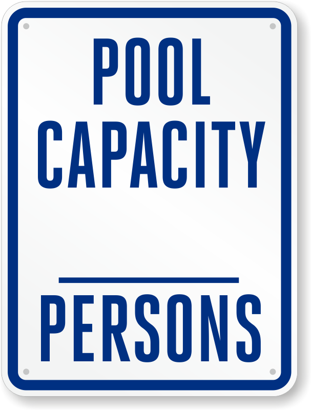 California Swimming Pool Signs