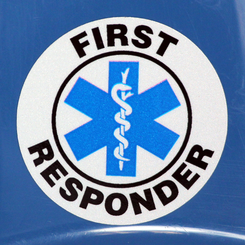 Hard Hat Stickers - First Responder Signs, SKU: HH-0028
