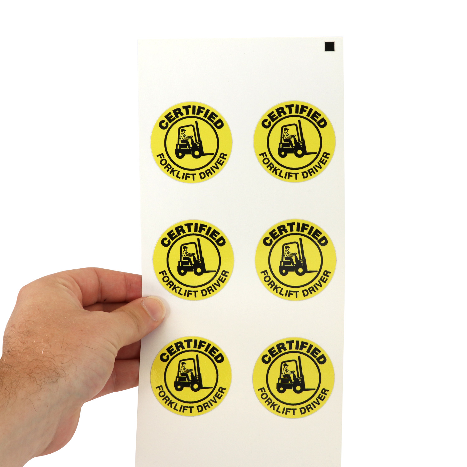 Certified Forklift Driver Warehouse Safety Decal Sticker – OHS WHS Vinyl Sign For Vehicle Or Wall