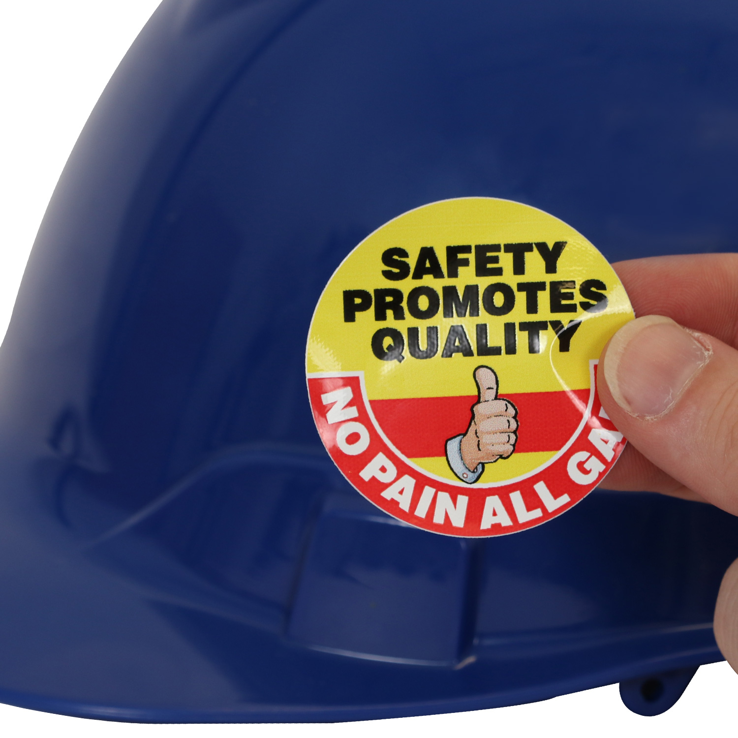 Ask Me Hard Hat Decals Signs, SKU: HH-0517