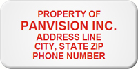 Asset Label Serviced by Company Name