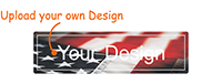 Custom Bumper  2.5 in. x 9.25 in. Sticker