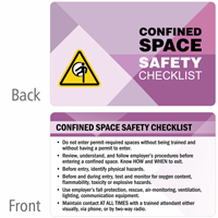 Heavy Duty Safety Wallet Card