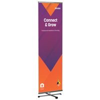 Connect & Grow Professional Headshots Banner and Banner Stand Kit