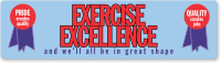 Exercise Excellence Be in Great Shape Stickers