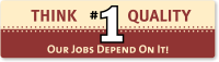Think Quality Our Jobs Depend On It Stickers