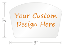 Custom Design Hardhat Labels-Breadloaf