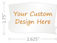 Custom Design Hardhat Labels-Ribbon
