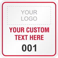 Custom Hard Hat Sticker