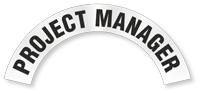 Project Manager Reflective Hard Hat Rocker