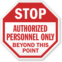 STOP:  sign