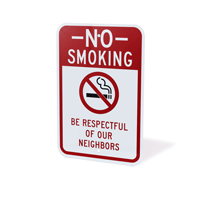 Custom No Smoking Sign