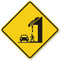 Falling Ice Symbol Sign