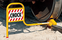 Steel Railcar Wheel Chocks