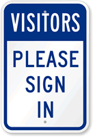 Visitors  Sign