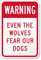 Warning:  Sign