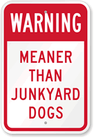 Warning:  Sign