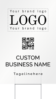 Custom Vertical Upload Logo Add Name Tag Line Here