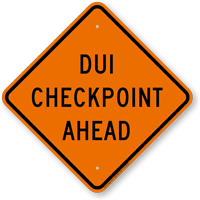 Diamond Sign Driving While Intoxicated
