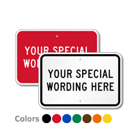 Custom Sign Template  Add Your Special Wording