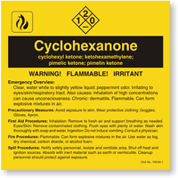 ANSI Chemical Label