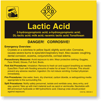 ANSI Chemical Label