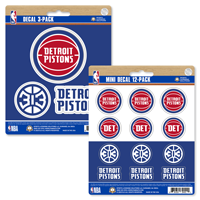 Detroit Pistons NBA Decal Set