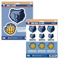 Memphis Grizzlies NBA Decal Set