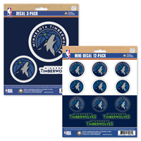 Minnesota Timberwolves NBA Decal Set