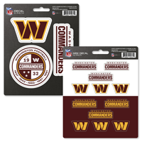 Washington Commanders Decal Set