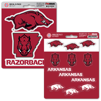 Arkansas Razorbacks Decal Set