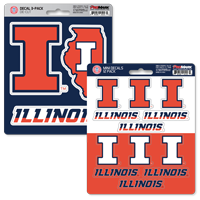 Illinois Illini Decal Set