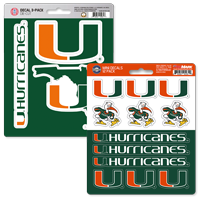 Miami Hurricanes Decal Set