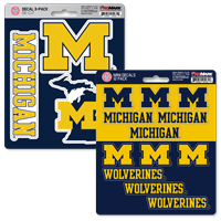 Michigan Wolverines Decal Set