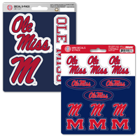 Ole Miss Rebels Decal Set