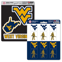 West Virginia Mountaineers Decal Set