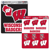 Wisconsin Badgers Decal Set