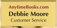 Customizable Metal Name Badge