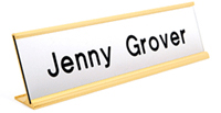 Custom Name plate 2" x 8" Engraved